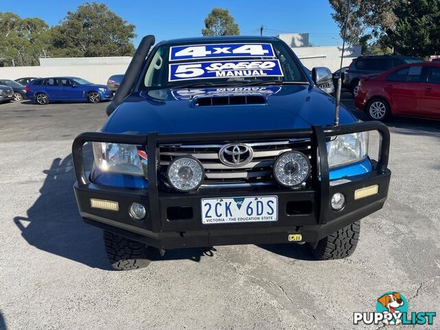 2013 TOYOTA HILUX SR5 KUN26R MY12 4X4 DUAL CAB UTILITY