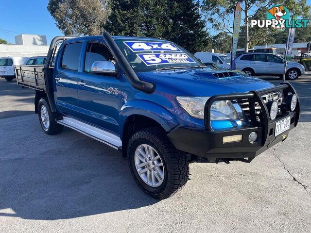 2013 TOYOTA HILUX SR5 KUN26R MY12 4X4 DUAL CAB UTILITY