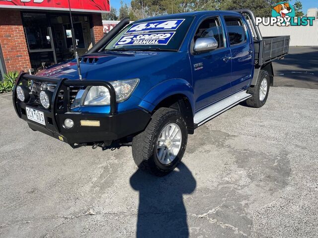 2013 TOYOTA HILUX SR5 KUN26R MY12 4X4 DUAL CAB UTILITY