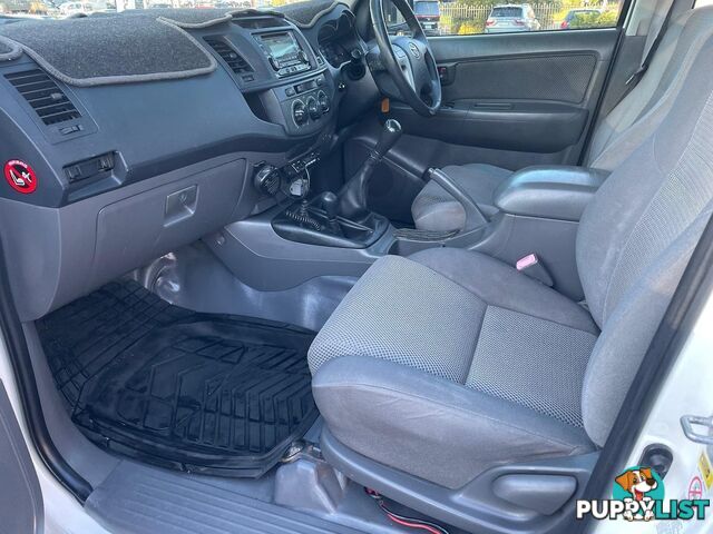 2011 TOYOTA HILUX SR KUN26R MY12 4X4 DUAL CAB UTILITY