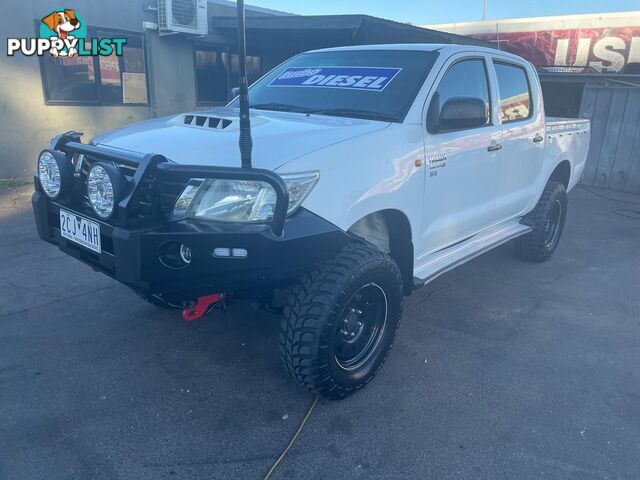 2011 TOYOTA HILUX SR KUN26R MY12 4X4 DUAL CAB UTILITY