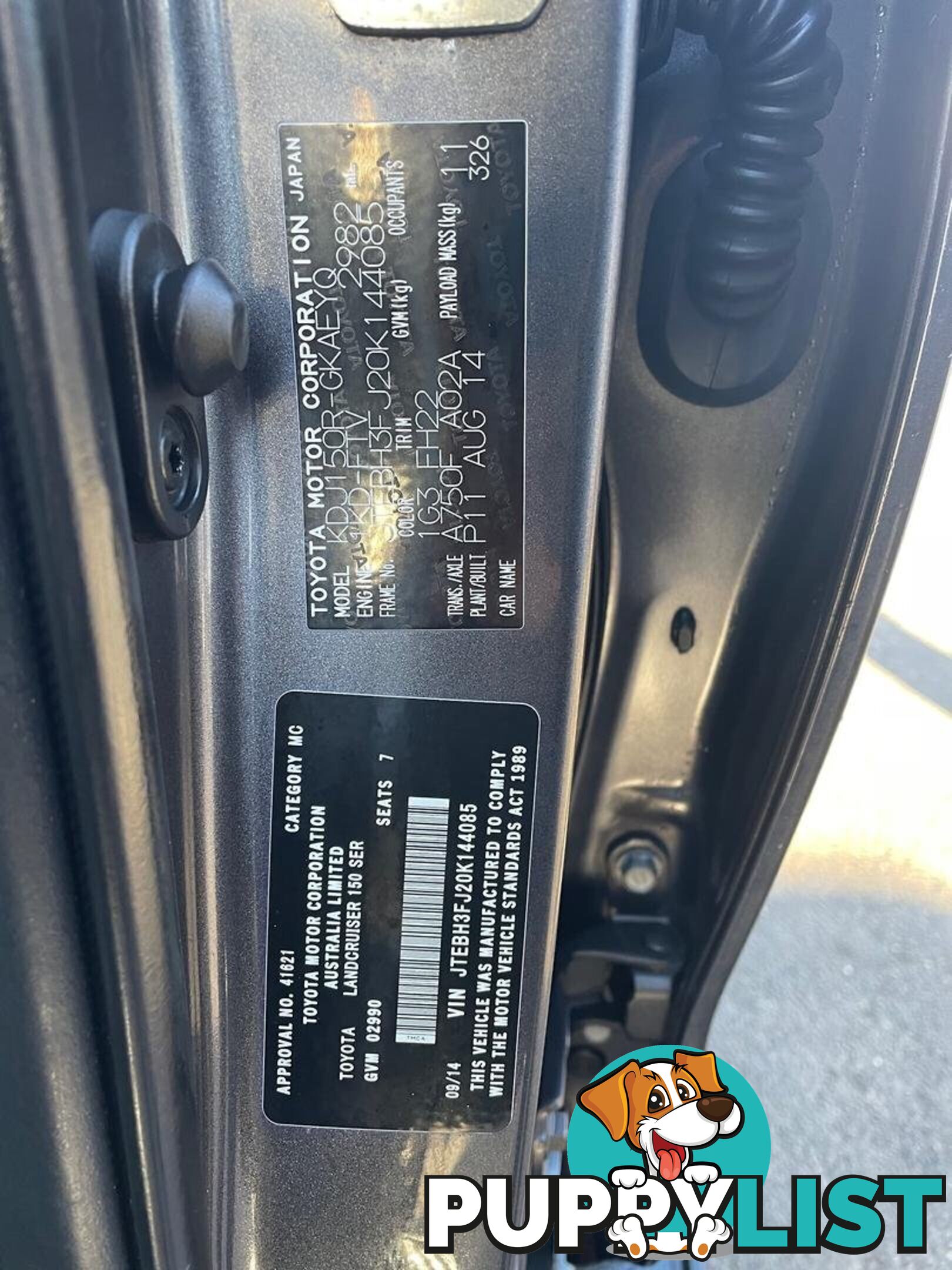 2014 TOYOTA LANDCRUISER PRADO GXL KDJ150R MY14 4X4 DUAL RANGE SUV