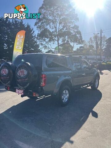 2011 NISSAN NAVARA ST D40 MY11 4X4 DUAL RANGE DUAL CAB UTILITY