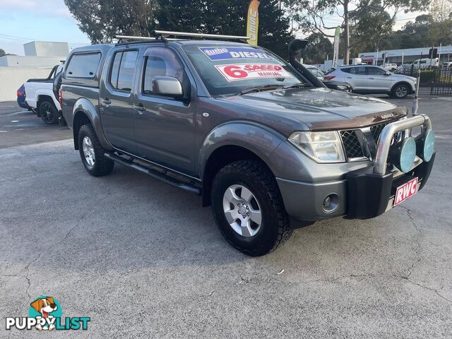 2011 NISSAN NAVARA ST D40 MY11 4X4 DUAL RANGE DUAL CAB UTILITY