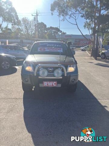 2011 NISSAN NAVARA ST D40 MY11 4X4 DUAL RANGE DUAL CAB UTILITY