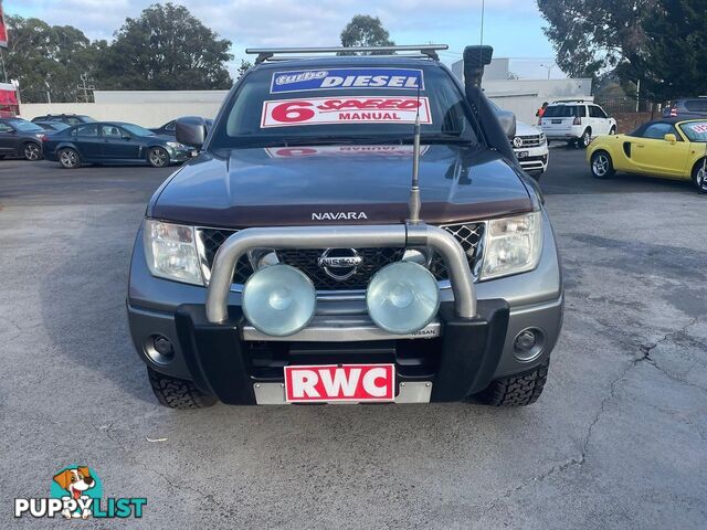 2011 NISSAN NAVARA ST D40 MY11 4X4 DUAL RANGE DUAL CAB UTILITY