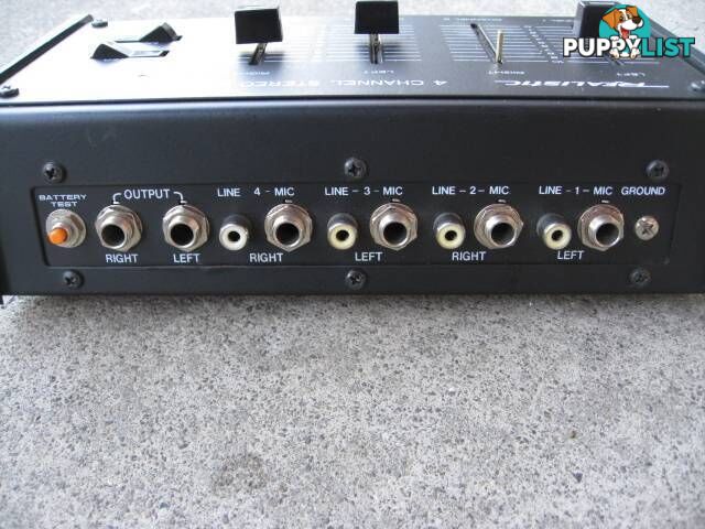 REALISTIC 4 CHANNEL STEREO MICROPHONE MIXER pickup 3168 or post