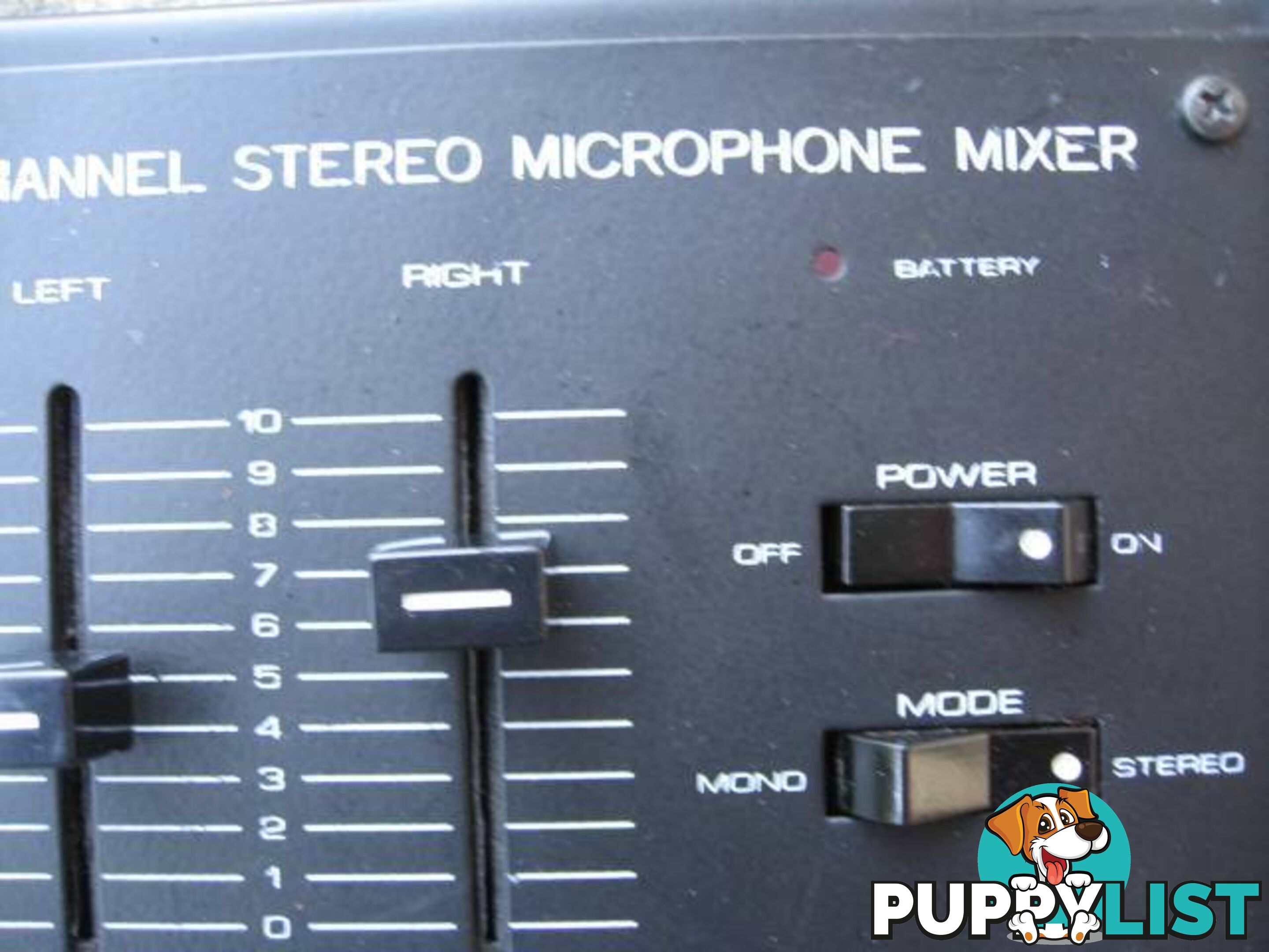 REALISTIC 4 CHANNEL STEREO MICROPHONE MIXER pickup 3168 or post