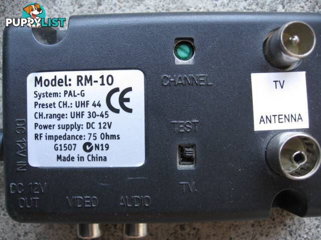 TV RECEPTION AMPLIFIER MODEL RM-10 MAINS POWER