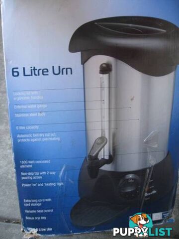 Breville - URN6 - 6 Litre Urn new RRP $169 used just a few time