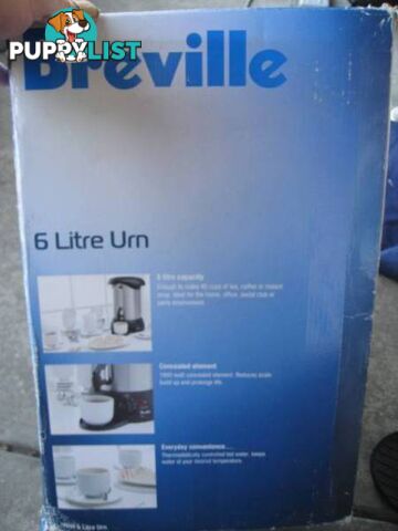 Breville - URN6 - 6 Litre Urn new RRP $169 used just a few time