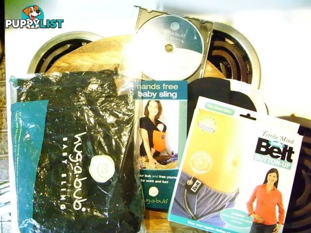 NEW Original Organic Pocket Wrap Carrier +dvd + BELLY BELT KIT B