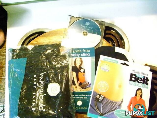 NEW Original Organic Pocket Wrap Carrier +dvd + BELLY BELT KIT B