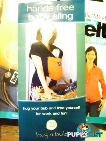 NEW Original Organic Pocket Wrap Carrier +dvd + BELLY BELT KIT B