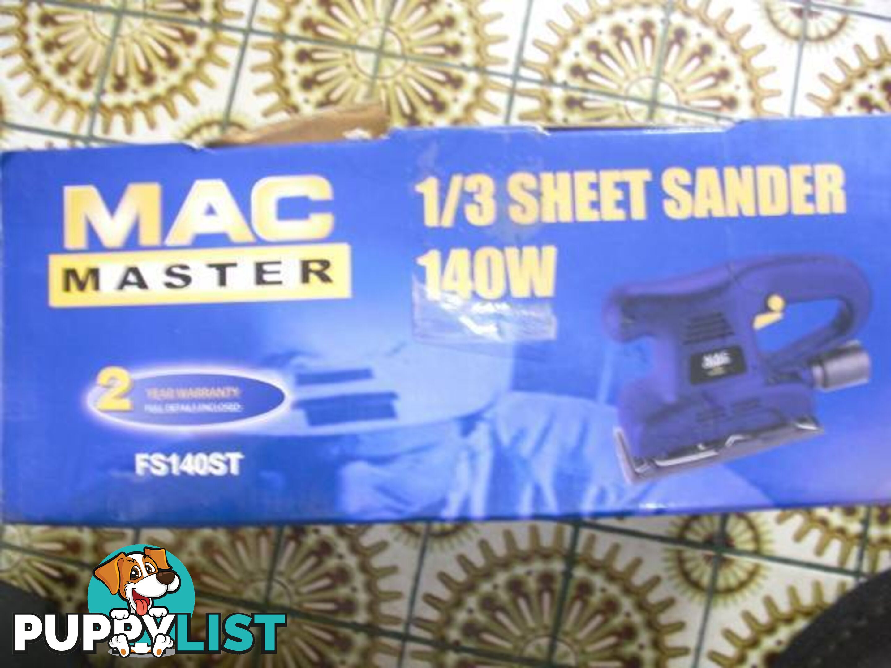 NEW MAC MASTER 1/3 SHEET SANDER