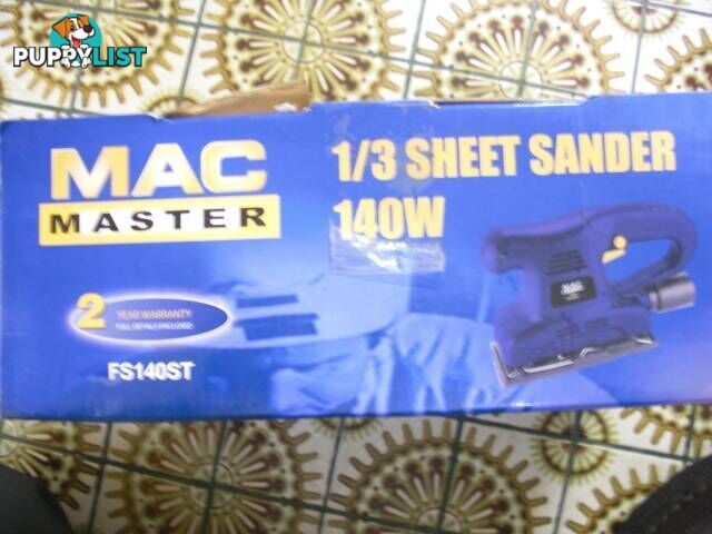 NEW MAC MASTER 1/3 SHEET SANDER