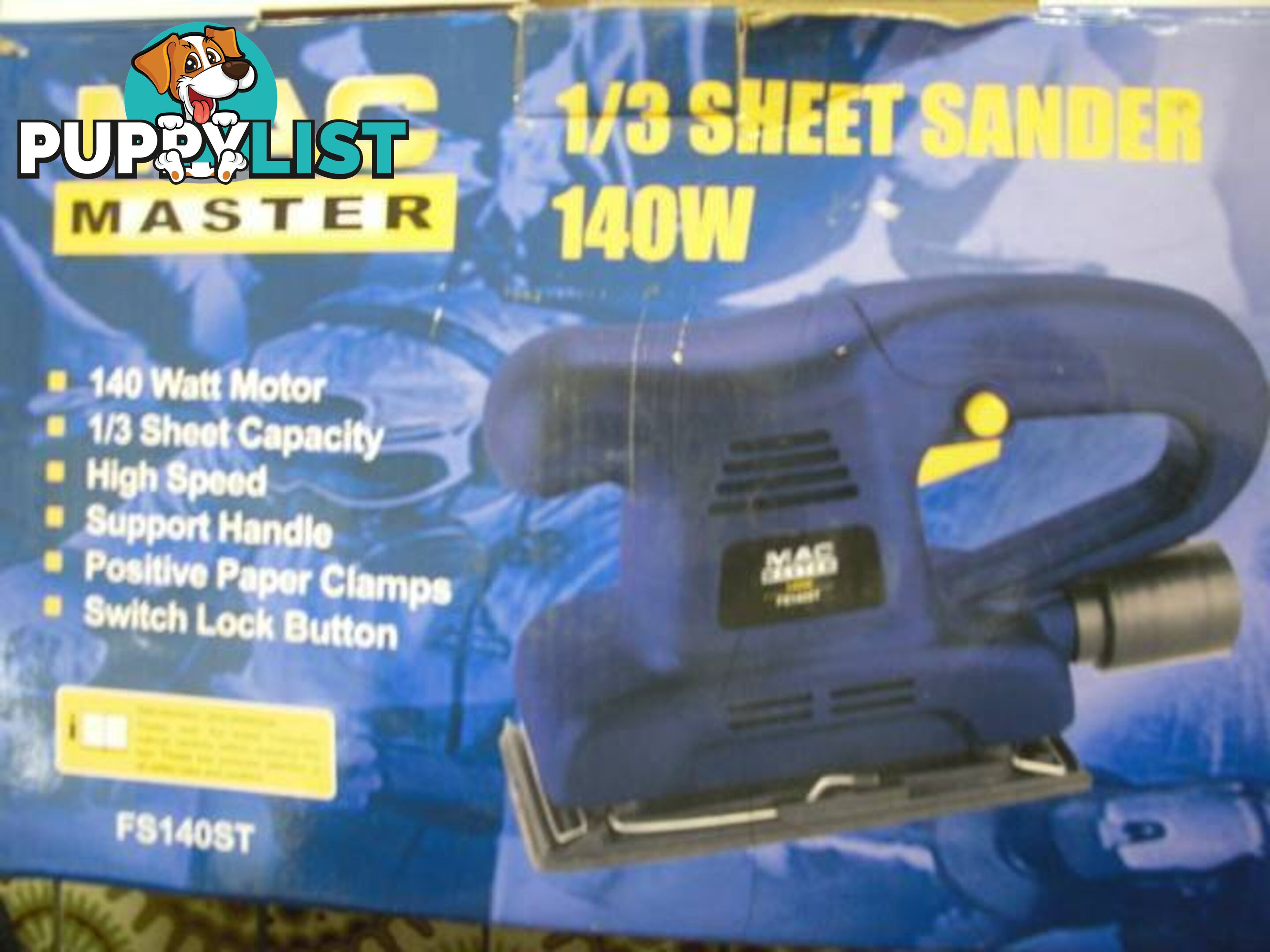 NEW MAC MASTER 1/3 SHEET SANDER