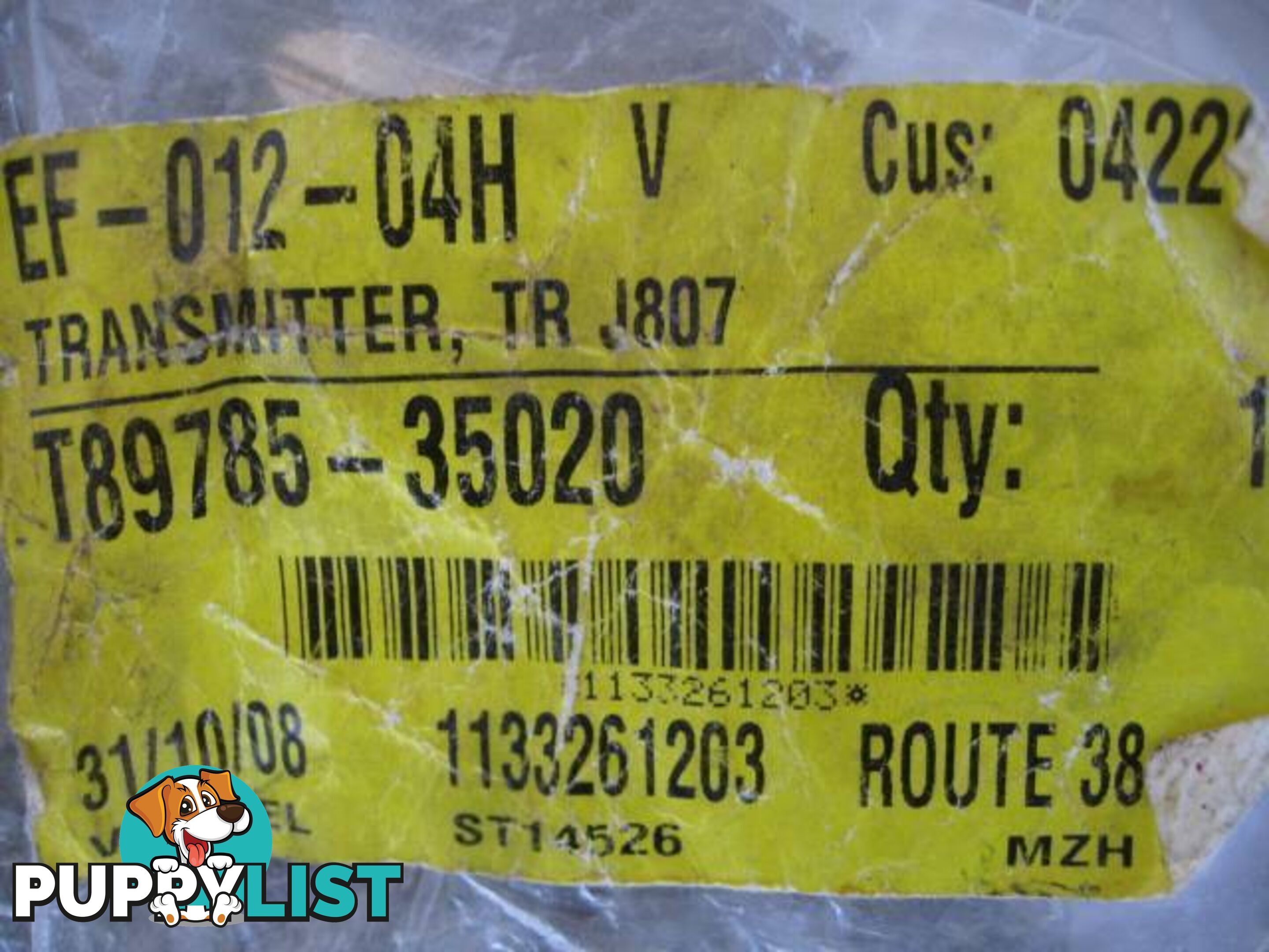 TOYOTA TRANSMITTER KEY NEW UN-CUT Toyota Part No.: 89785-35020