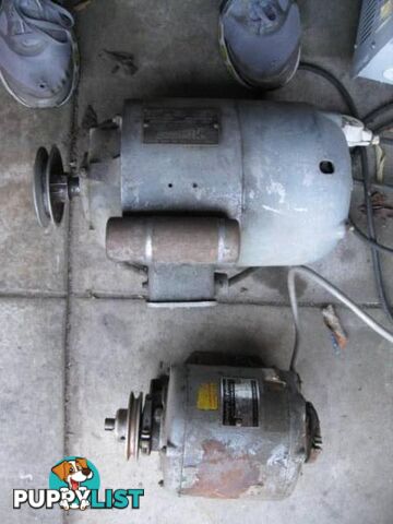 2HP 1420 RPM ELECTRIC MOTOR MADE IN ENGLAND APPROX 50KG WEIGHT