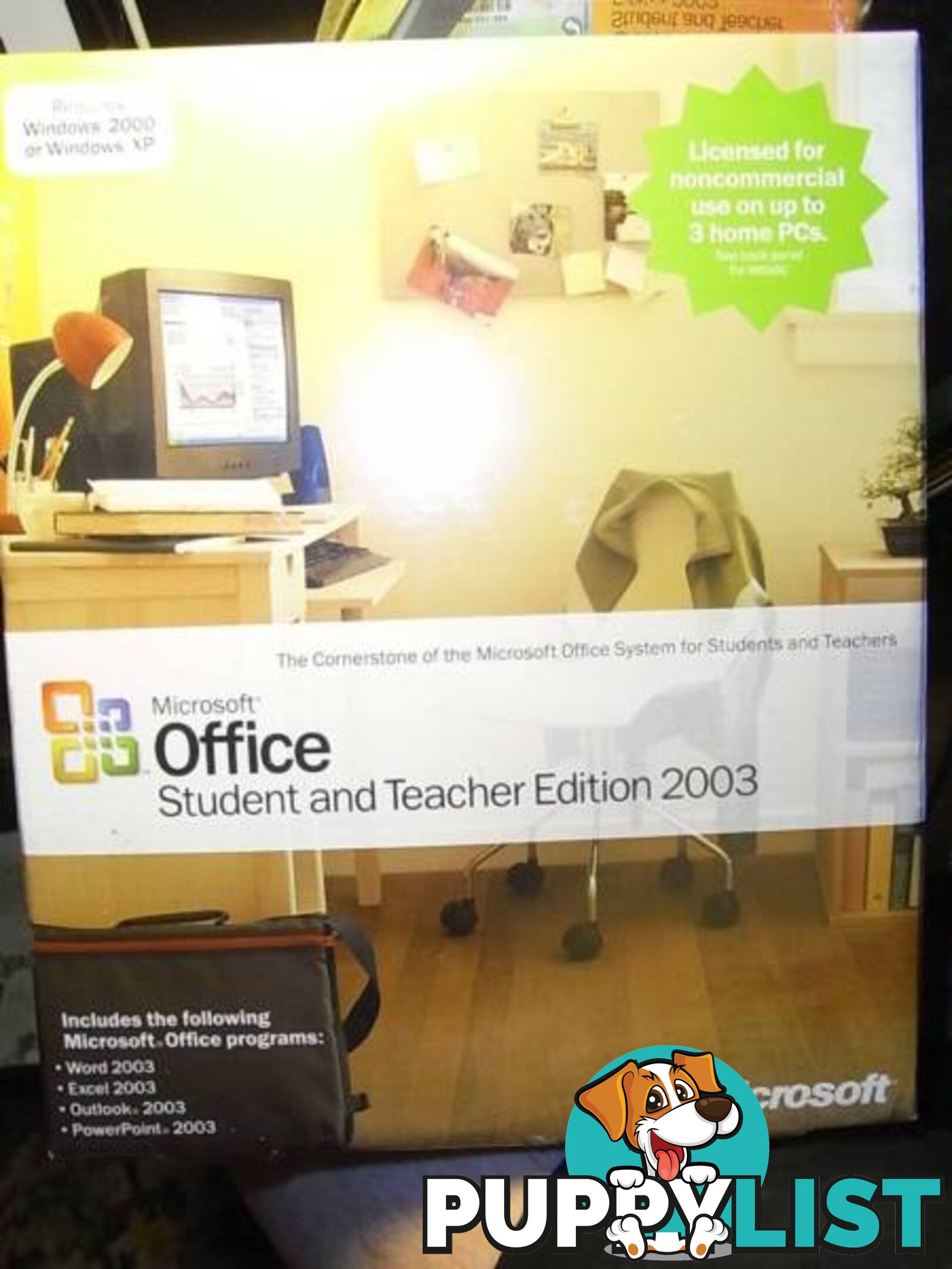 NEW UN-OPENED MICROSOFT OFFICE STUDENT TEACHER EDITION 2003 3 X