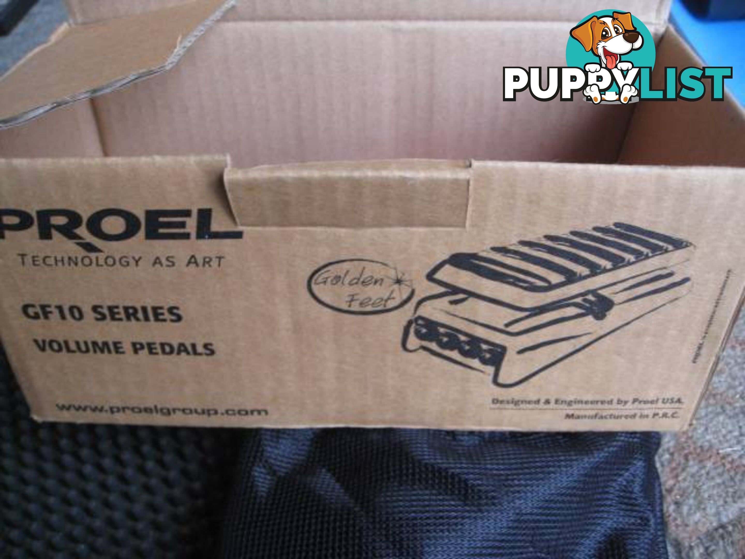 PROTEL VOLUME PEDAL 4 JACKS 2 IN 2 OUT