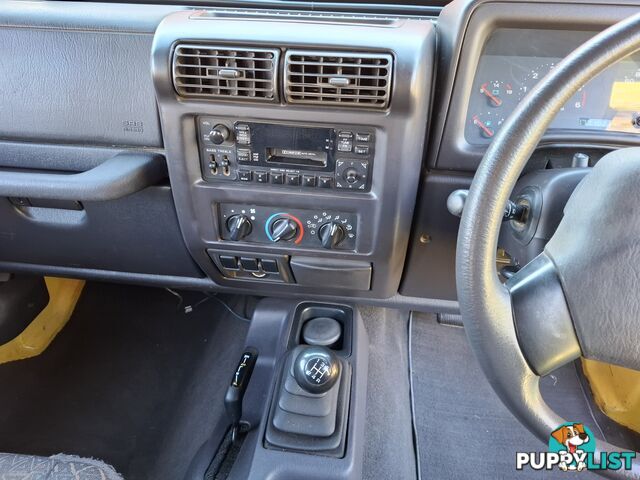 2001 Jeep Wrangler TJ SPORT SUV Manual