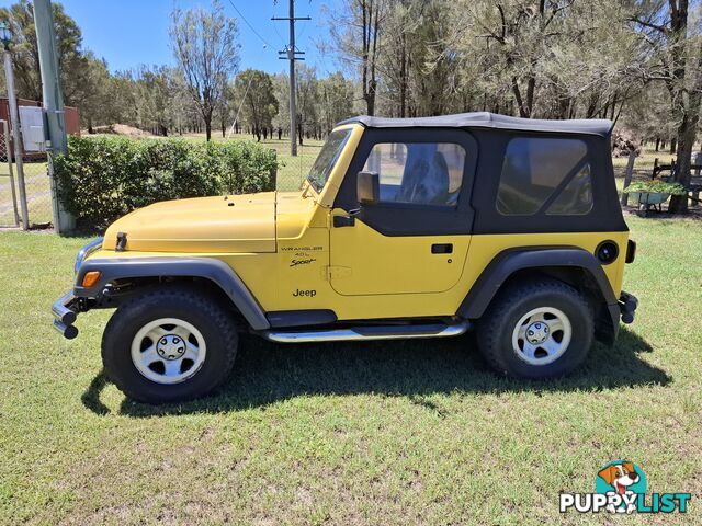 2001 Jeep Wrangler TJ SPORT SUV Manual