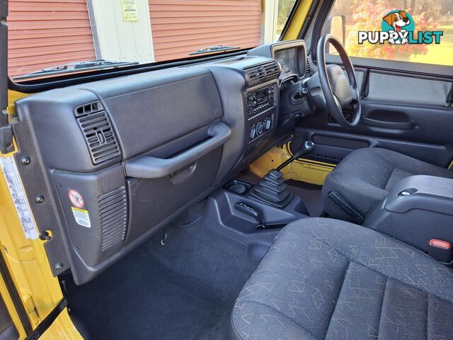 2001 Jeep Wrangler TJ SPORT SUV Manual
