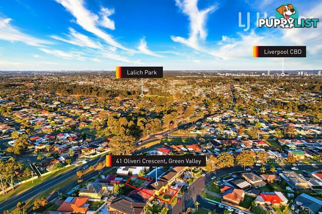 41 OLIVERI CRES GREEN VALLEY NSW 2168