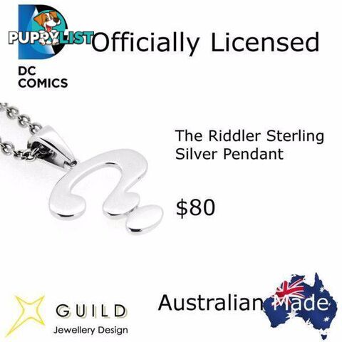 The Riddler Sterling Silver Pendant