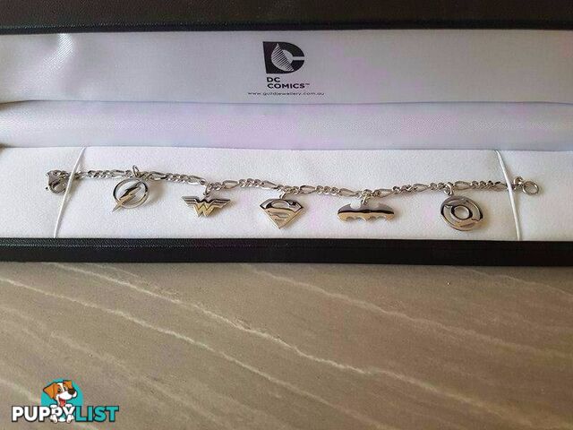 Justice League Sterling Silver Bracelet