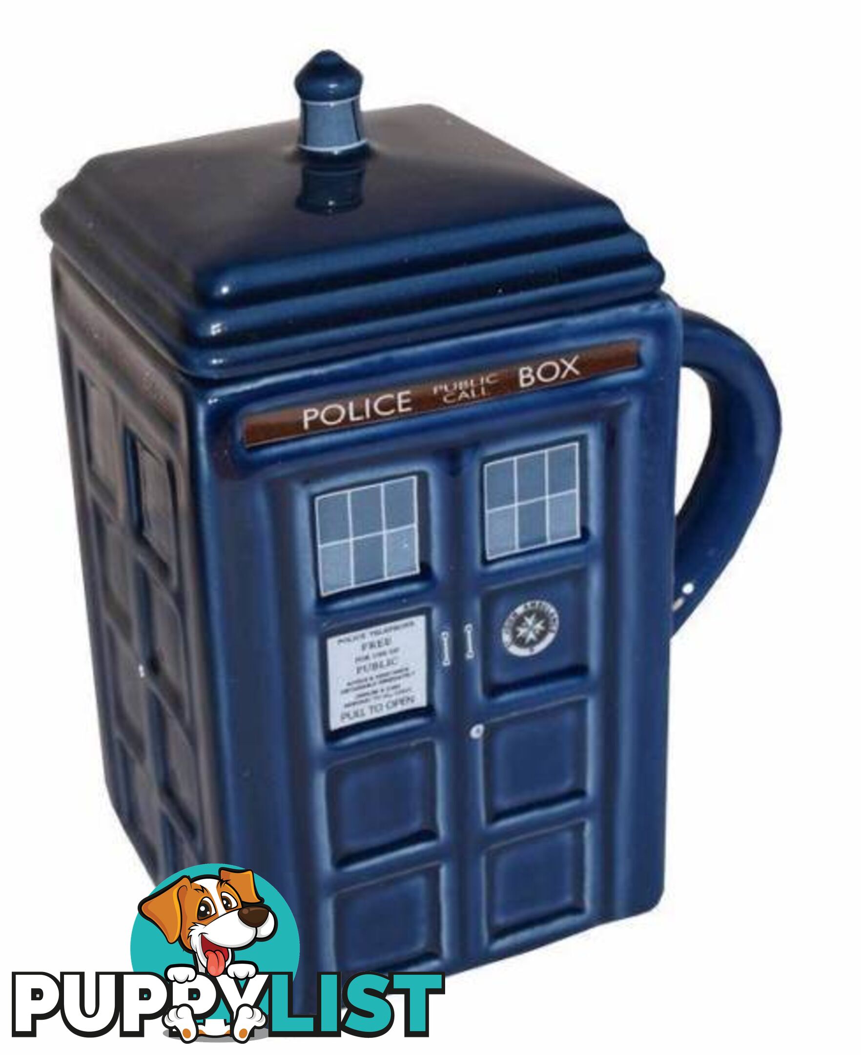 Doctor Who - TARDIS Mug with Removable Lid