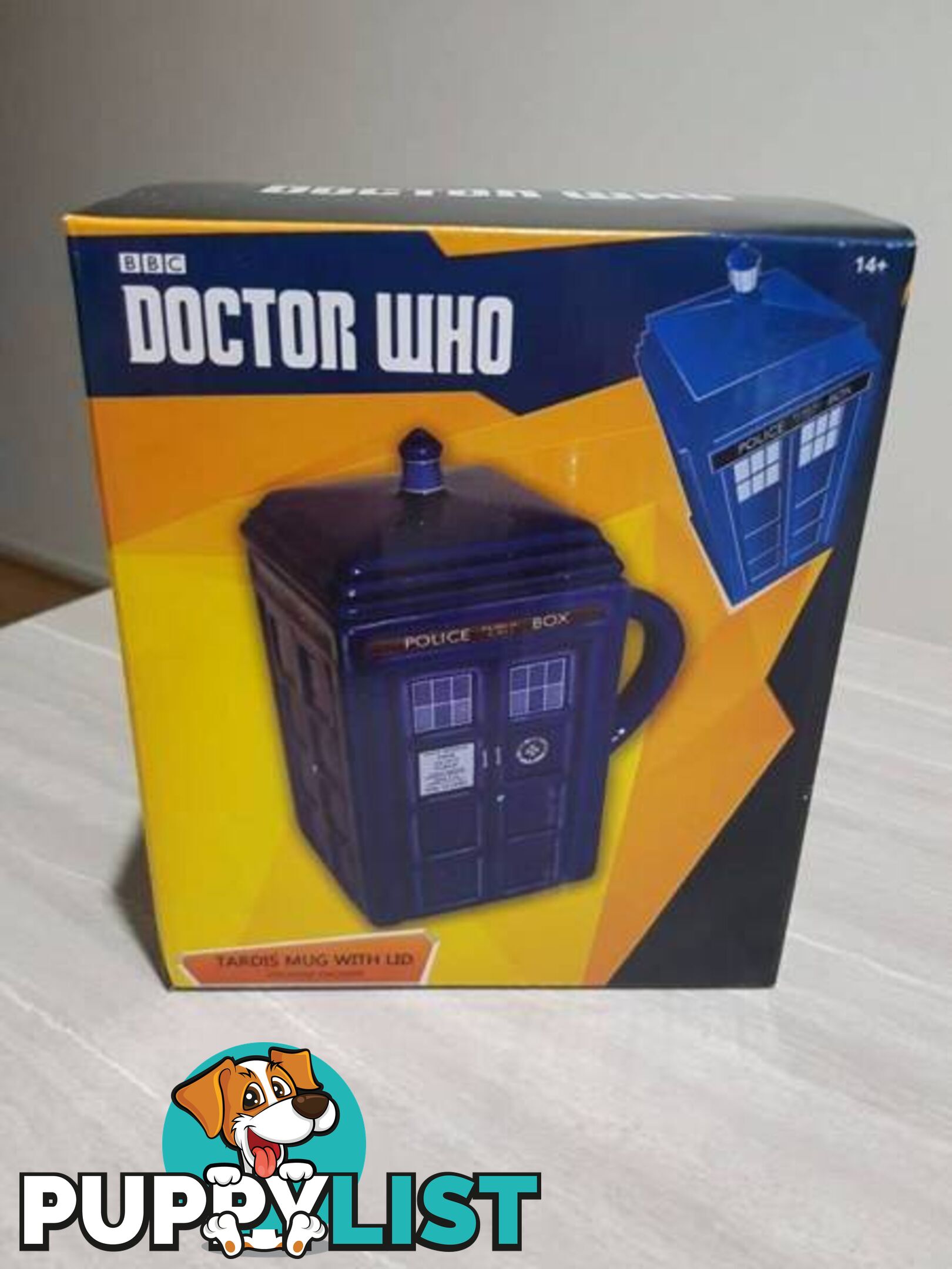 Doctor Who - TARDIS Mug with Removable Lid