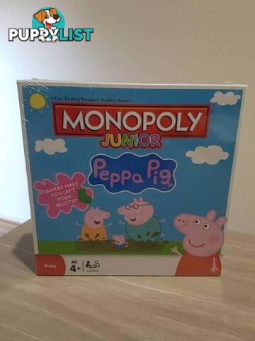 Peppa Pig Jr Monopoly