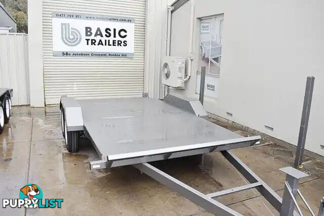 16X6.4 FULL FLOOR CAR TRAILER  BEAVERTAIL, ATM: 1990  4500KG