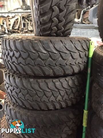 Bridgestone Dueler Mud Terrain 245/70 R16 6 stud wheels and tyres