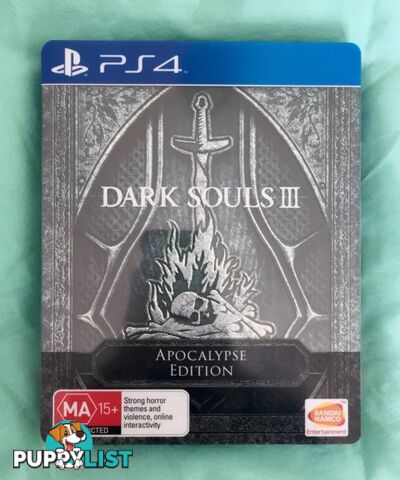 Ps4. Dark Souls 3. Apocalypse Edition. Excellent Condition $50 or Swap