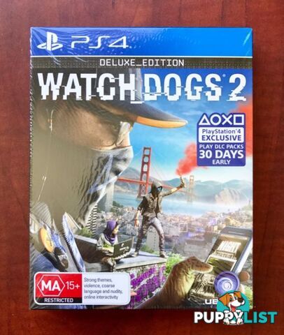 Watchdogs 2 Deluxe Edition + UNUSED DLC (Brand New Sealed) $52