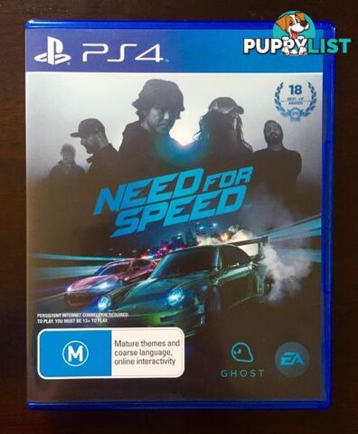 Ps4. Need For Speed. 'AS NEW' Condition $25 or Swap/Trade