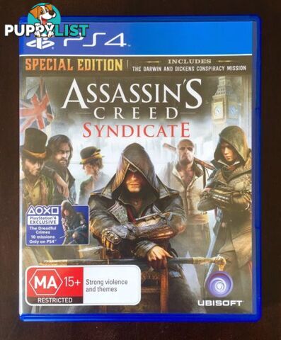 Ps4 Assassins Creed SYNDICATE + UNUSED DLC. BRAND NEW & SEALED $30