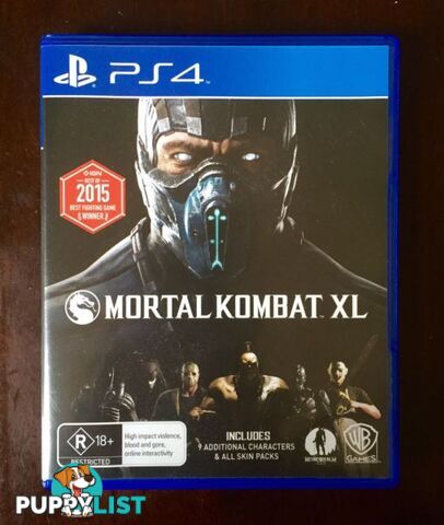 Ps4. Mortal Kombat XL Disc 'AS NEW'. $50 or Swap/Trade