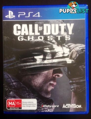 Ps4 Call Of Duty Ghosts. Good Condition $15 or Swap/Trade