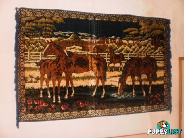 CARPET RUG, WALL ART HANGING DISPLAY