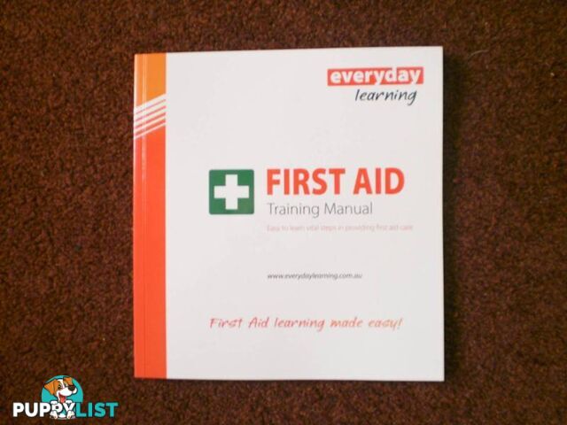 FIRST AID TRAINING MANUAL -- BRAND NEW