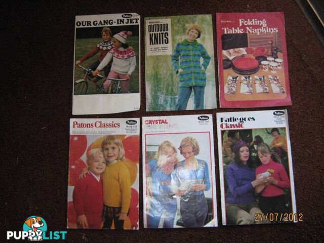 VINTAGE CRAFT & KNITTING PATTERNS -- MAGAZINES