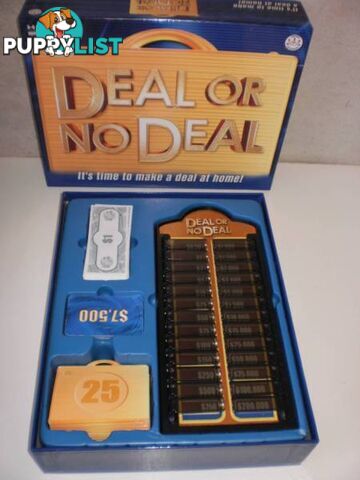 BOARD GAMES -- MONOPOLY, DEAL OR NO DEAL -- REDUCED PRICE