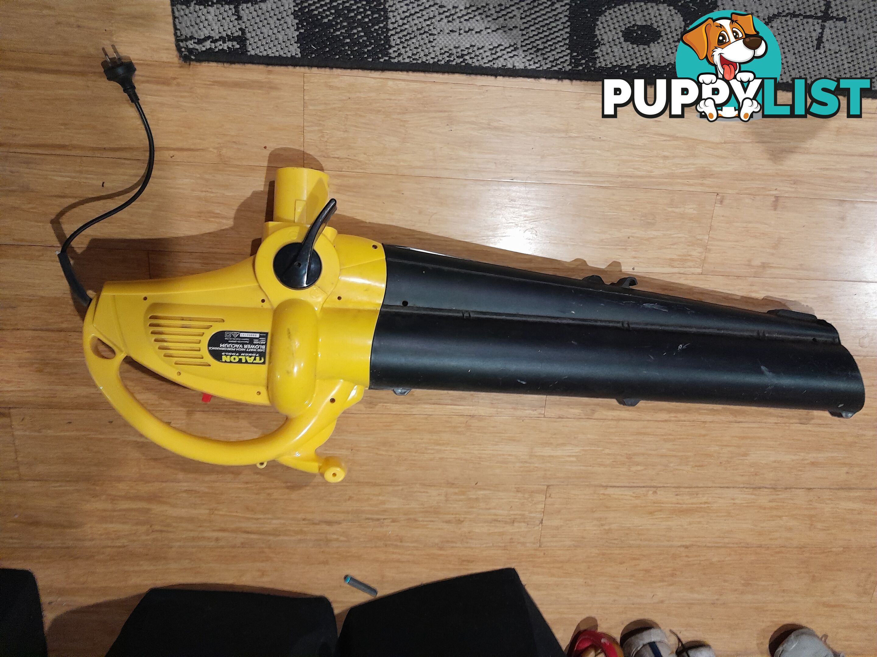 GARDEN BLOWER VACUUM TALON 2400 WATT HIGH PERFORMANCE AB2400 MALVERN EAST MELBOURNE