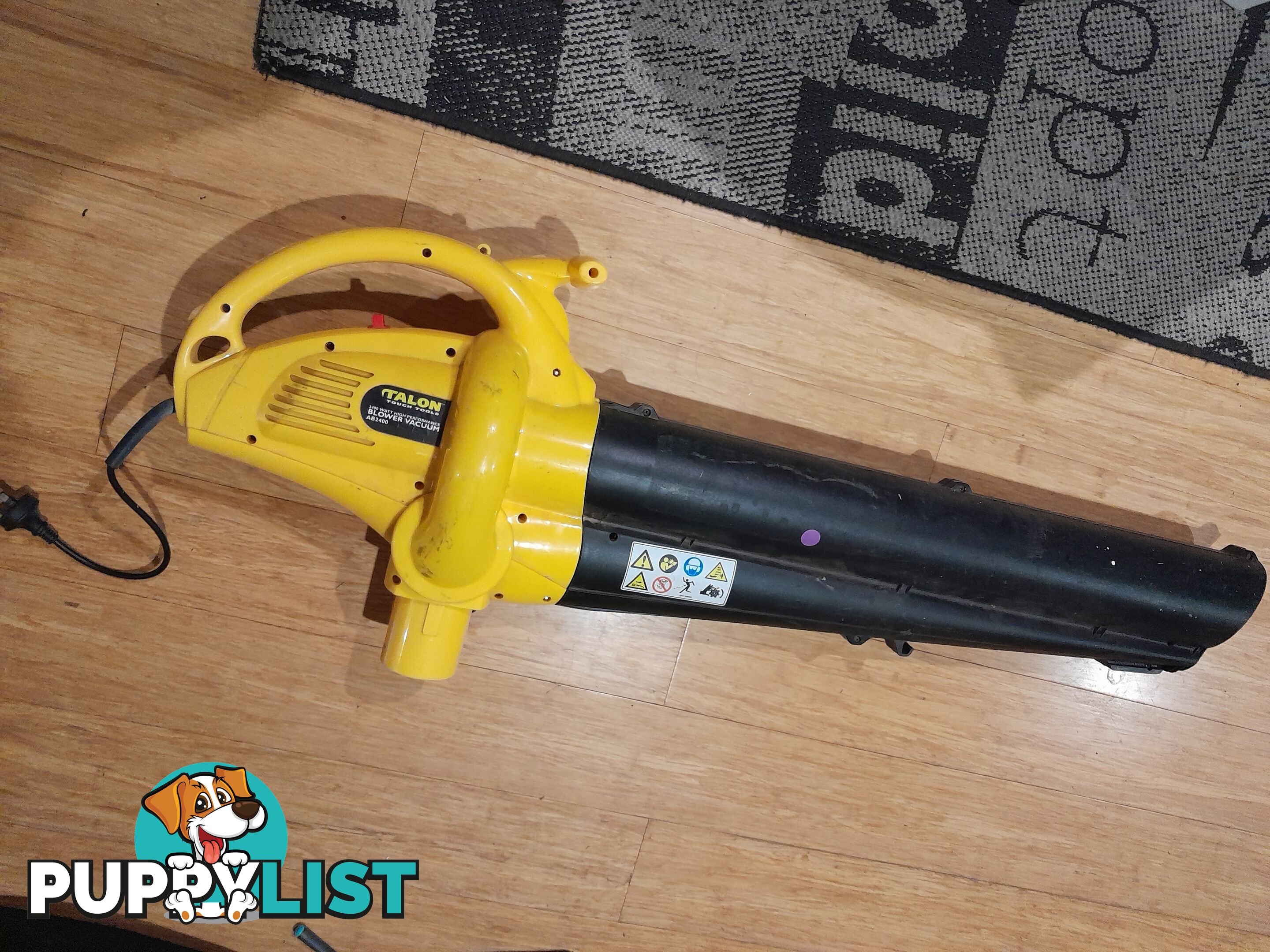 GARDEN BLOWER VACUUM TALON 2400 WATT HIGH PERFORMANCE AB2400 MALVERN EAST MELBOURNE