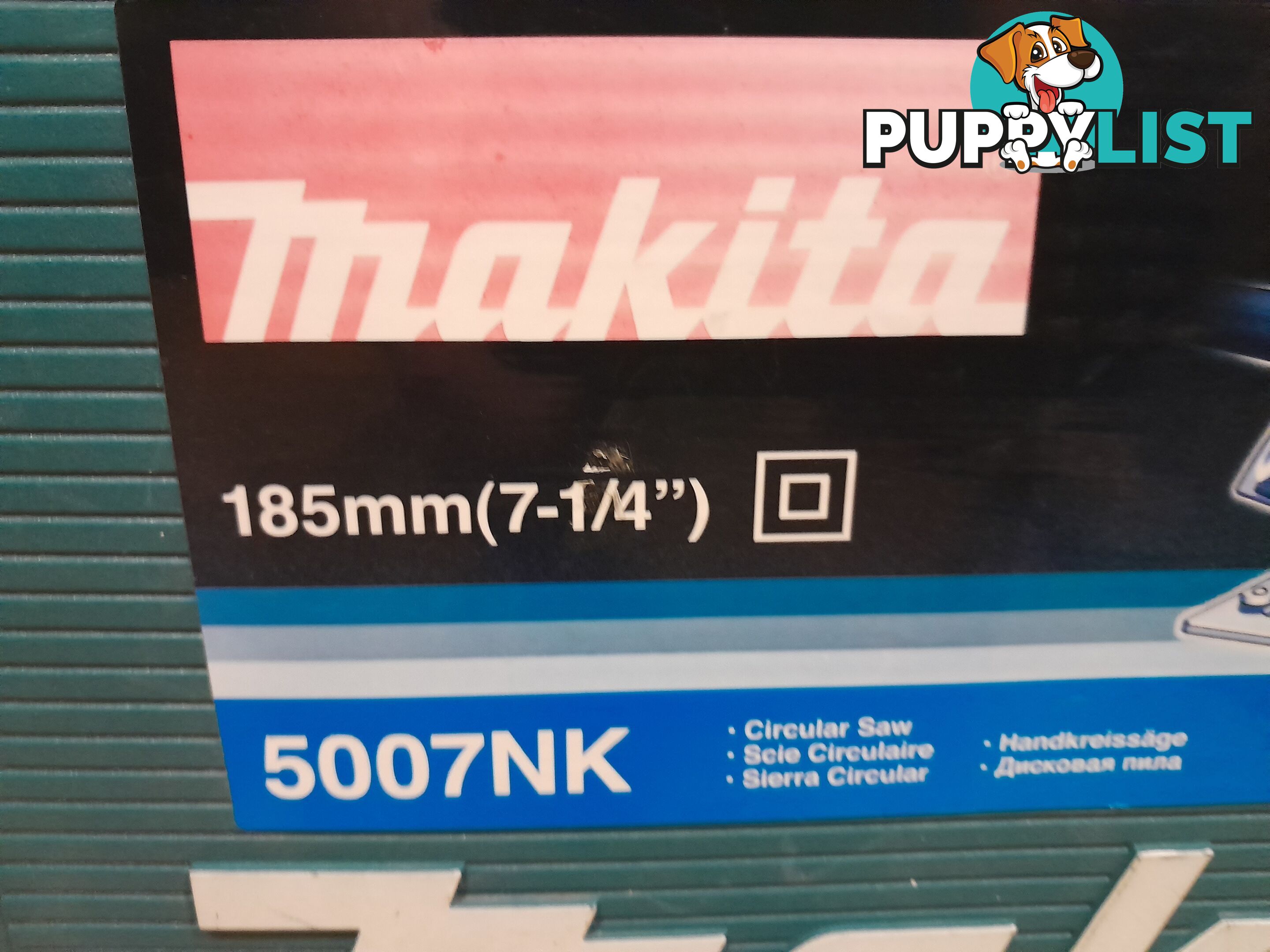 CIRCULAR POWER SAW MAKITA 185MM MODEL 5007N 1800W CORDED ELECTRIC ROTATING SAW MALVERN EAST