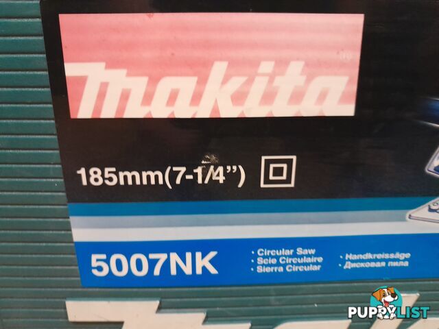 CIRCULAR POWER SAW MAKITA 185MM MODEL 5007N 1800W CORDED ELECTRIC ROTATING SAW MALVERN EAST